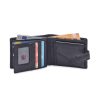 Nordee GW-11 RFID fekete férfi bőr pénztárca 13 x 10.2 x 3 cm