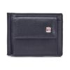 Nordee GW-01 RFID fekete férfi bőr dollárpénztárca 11 x 8 x 2 cm