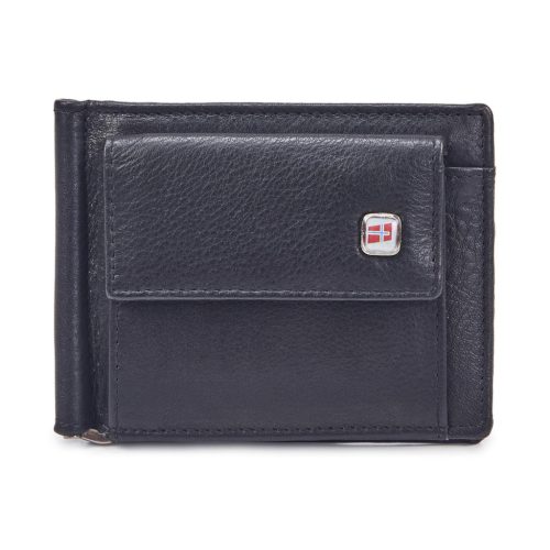 Nordee GW-01 RFID fekete férfi bőr dollárpénztárca 11 x 8 x 2 cm