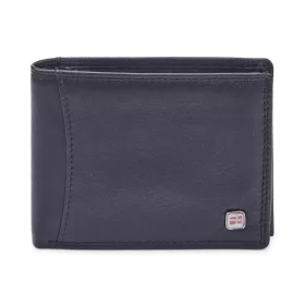   Nordee GW-03 RFID fekete férfi bőr pénztárca 12 x 9.5 x 2.8 cm