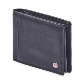   Nordee GW-03 RFID fekete férfi bőr pénztárca 12 x 9.5 x 2.8 cm