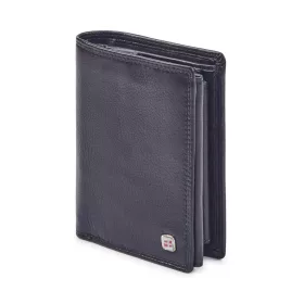   Nordee GW-07 RFID fekete férfi bőr pénztárca 9.5 x 13 x 3 cm