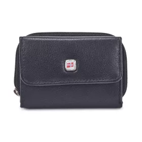 Nordee GW-924 RFID fekete bőr pénztárca 10 x 6.5 x 3 cm