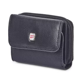 Nordee GW-924 RFID fekete bőr pénztárca 10 x 6.5 x 3 cm