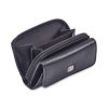 Nordee GW-924 RFID fekete bőr pénztárca 10 x 6.5 x 3 cm