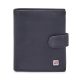 Nordee GW-5808 RFID fekete férfi bőr pénztárca 9.2 x 10.5 x 2 cm