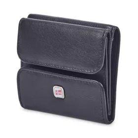   Nordee GW-3765 RFID fekete férfi bőr pénztárca 8 x 8.5 x 2 cm
