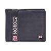 Nordee GW-2213 RFID fekete férfi bőr pénztárca 13 x 10.5 x 2.5 cm