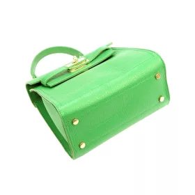   Luka 19-17 MN lime zöld női bőr kézitáska, válltáska 23 x 19 x 12.5 cm