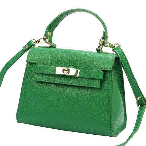 Luka 19-17 MN DOLLARO zöld női bőr kézitáska 23 x 19 x 12.5 cm