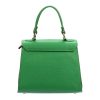 Luka 19-17 MN DOLLARO zöld női bőr kézitáska 23 x 19 x 12.5 cm