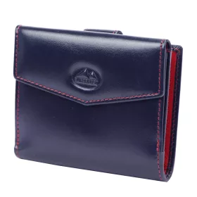   EL FORREST 853-34 RFID navy női bőr pénztárca 11 x 10 x 3 cm