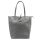 MiaMore 01-014 Z DOLLARO szürke női bőr kézitáska 40 x 38 x 13 cm