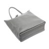 MiaMore 01-014 Z DOLLARO szürke női bőr kézitáska 40 x 38 x 13 cm