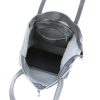 MiaMore 01-014 Z DOLLARO szürke női bőr kézitáska 40 x 38 x 13 cm