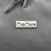 MiaMore 01-014 Z DOLLARO szürke női bőr kézitáska 40 x 38 x 13 cm