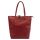 MiaMore 01-014 Z bordó női bőr válltáska 40 x 38 x 13 cm 