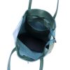 MiaMore 01-014 Z khaki női bőr válltáska 40 x 38 x 13 cm