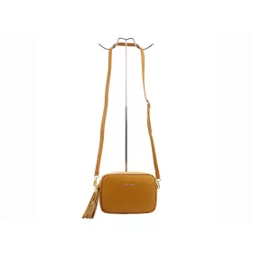   Pierre Cardin FRZ 1501 barna női bőr válltáska, oldaltáska, crossbody 21 x 16 x 8 cm