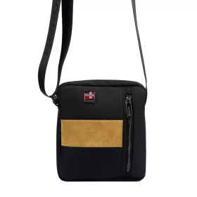   Nordee S115 fekete kisméretű oldaltáska, válltáska 16 x 18 x 6.5 cm