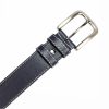 VerMari PBS-40-1 navy férfi marhabőr öv 4.4 cm