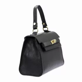   Luka 19-17 MN fekete női bőr kézitáska, válltáska 23 x 19 x 12.5 cm
