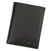 Pierre Cardin ZG-105-BR fekete férfi bőr öv, pénztárca ajándék szett 120 cm