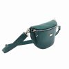 MiaMore 01-029 kék női bőr válltáska, oldaltáska, crossbody 23 x 13 x 6 cm