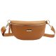MiaMore 01-029 konyakbarna női bőr válltáska, oldaltáska, crossbody 23 x 13 x 6 cm