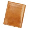 Charro IVR 1379 konyakbarna férfi bőr pénztárca 10 x 12.7 x 3 cm