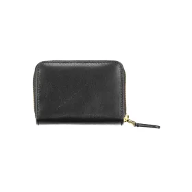 Ralph Lauren fekete női bőr pénztárca 12 x 8 x 2 cm