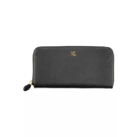 Ralph Lauren fekete női bőr pénztárca 20 x 10 cm