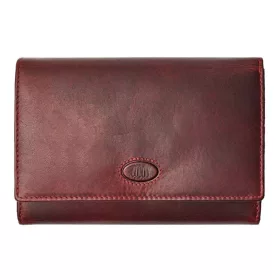   Giorgio Carelli női, bordó bőr pénztárca RFID védelemmel