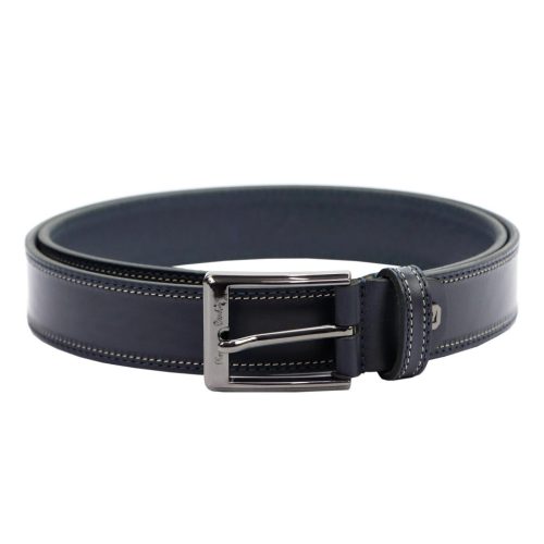 Pierre Cardin AUT 8055 navy férfi marhabőr öv 3.5 cm