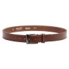 Pierre Cardin AUT 8055 barna férfi marhabőr öv 3.5 cm