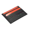 Pierre Cardin SAHARA TILAK15 475 fekete-piros férfi bőr pénztárca 10 x 7,5 cm