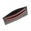 Pierre Cardin SAHARA TILAK15 475 fekete-piros férfi bőr pénztárca 10 x 7,5 cm
