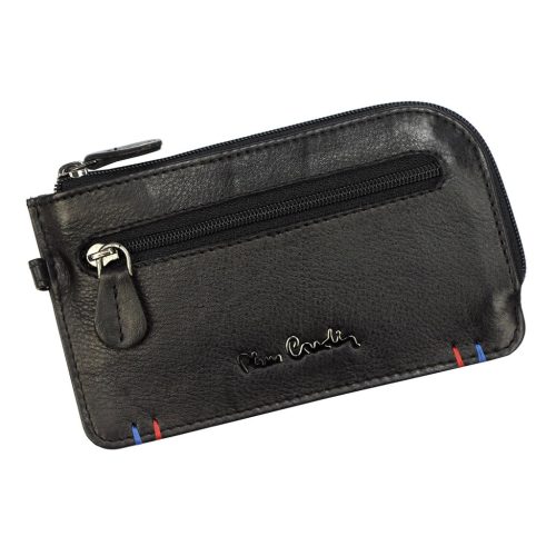 Pierre Cardin TILAK22 P305 fekete férfi bőr kulcstartó 14 x 8 x 1.5 cm