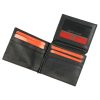 Pierre Cardin TILAK37 9 fekete-piros férfi bőr pénztárca 11 x 9 cm