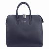 Pierre Cardin 55045 TSC navy női bőr kézitáska, válltáska, oldaltáska 34 x 31.5 x 17 cm