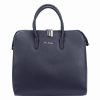 Pierre Cardin 55045 TSC navy női bőr kézitáska, válltáska, oldaltáska 34 x 31.5 x 17 cm