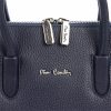 Pierre Cardin 55045 TSC navy női bőr kézitáska, válltáska, oldaltáska 34 x 31.5 x 17 cm
