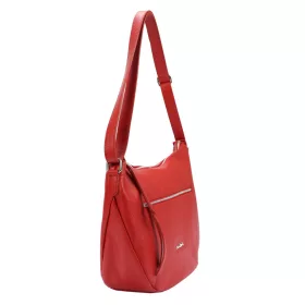   Pierre Cardin 55039 TSC piros női bőr válltáska 39 x 30 x 12 cm