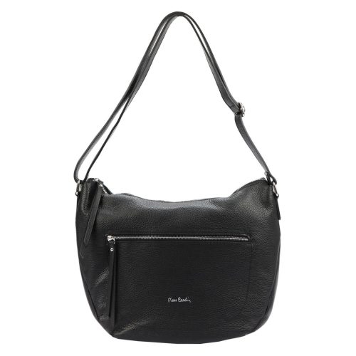 Pierre Cardin 55039 TSC fekete női bőr válltáska 39 x 30 x 12 cm