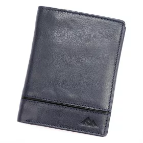   EL FORREST 859-33 RFID navy férfi bőr pénztárca 10 x 13 x 2.5 cm