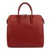 Pierre Cardin 55045 TSC bordó női bőr kézitáska, válltáska, oldaltáska 34 x 31.5 x 17 cm