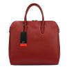Pierre Cardin 55045 TSC bordó női bőr kézitáska, válltáska, oldaltáska 34 x 31.5 x 17 cm