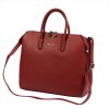 Pierre Cardin 55045 TSC bordó női bőr kézitáska, válltáska, oldaltáska 34 x 31.5 x 17 cm