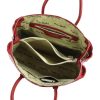 Pierre Cardin 55045 TSC bordó női bőr kézitáska, válltáska, oldaltáska 34 x 31.5 x 17 cm