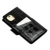 MiaMore PHONE CASE L1781 (IPHONE 11) fekete női marhabőr irattartó